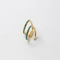 Emerald line pierce(19mm line×19mm line/crystal glass)