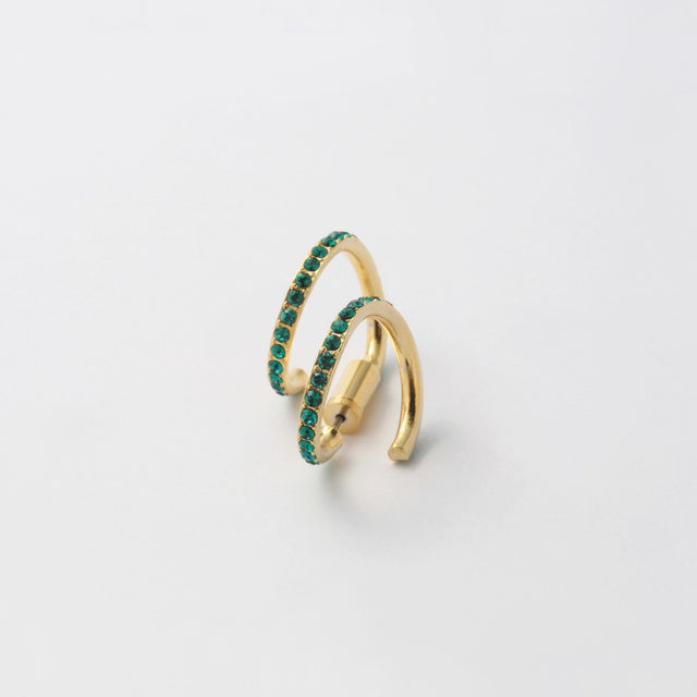 Emerald line pierce(19mm line×19mm line/crystal glass)