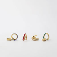 sapphire line pierce(13㎜ line/Vertical type/crystal glass)