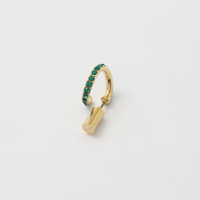 Emerald line pierce(13mm line/Vertical type/crystal glass)