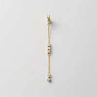 1 cubic zirconia top +5 cubic zirconia clasp pierce