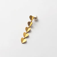 5 hearts pierce (Gold)