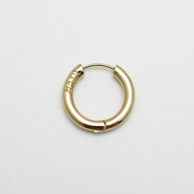 Hoop pierced earring (gold)