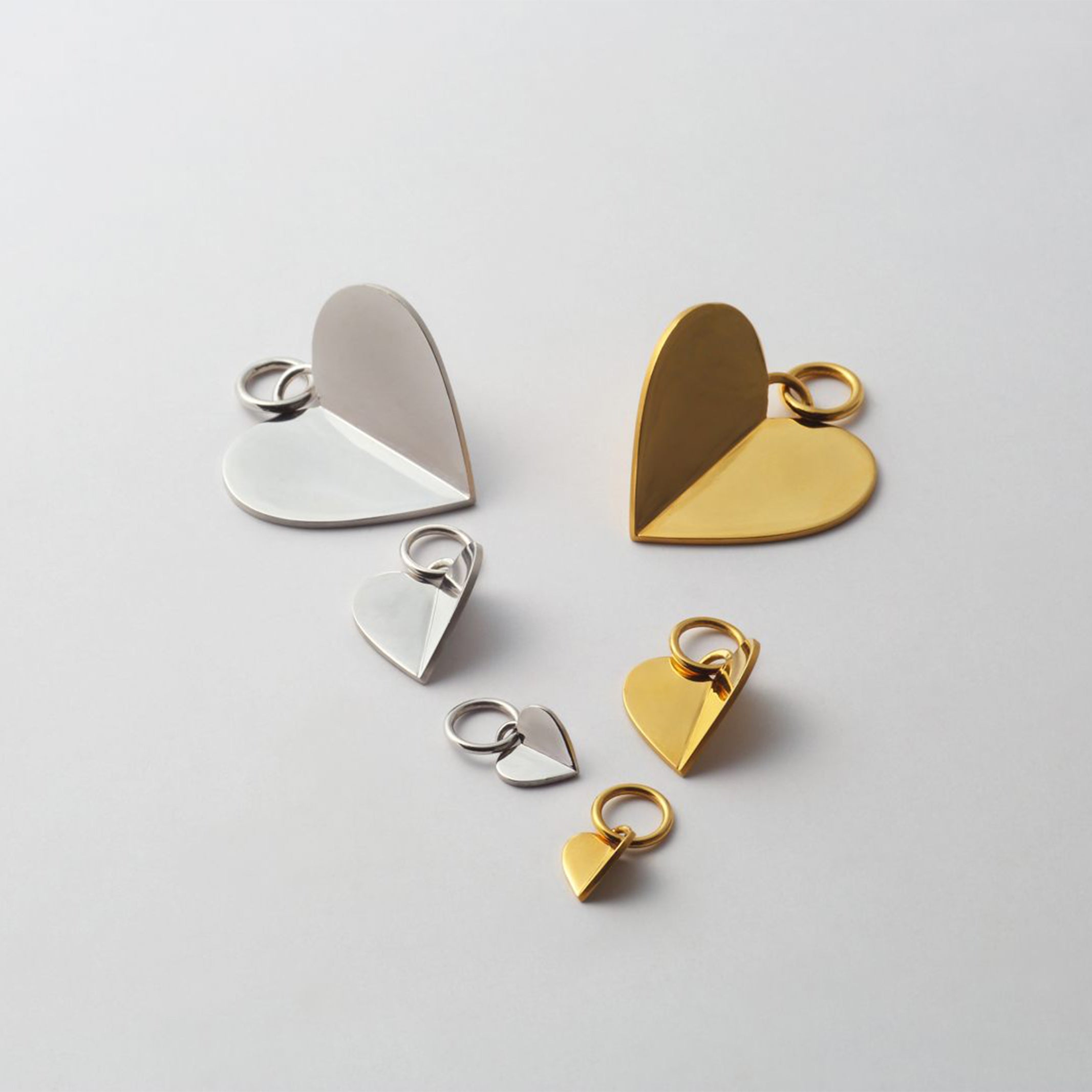 Big heart charm (gold)