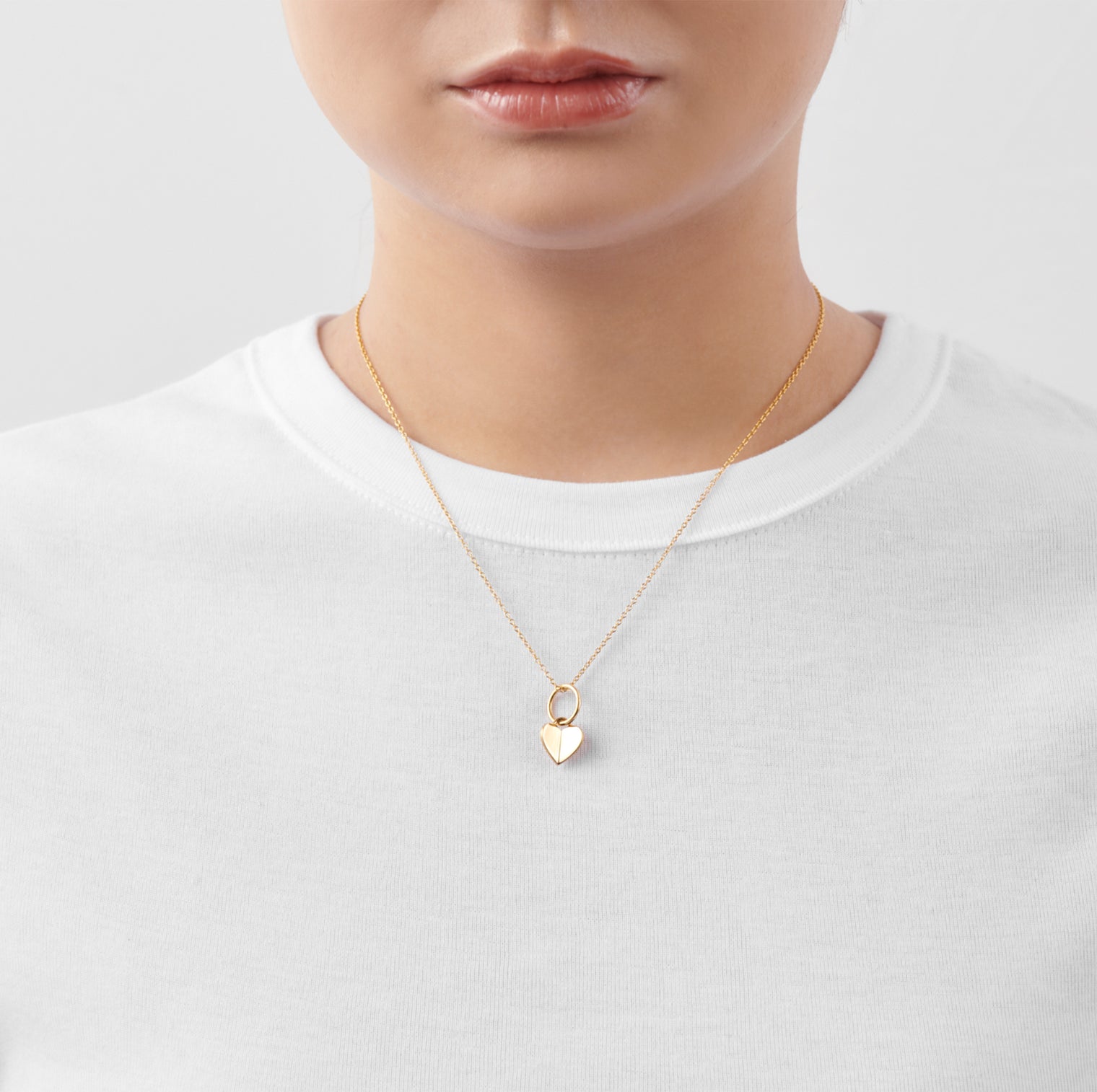 Small heart charm (gold)