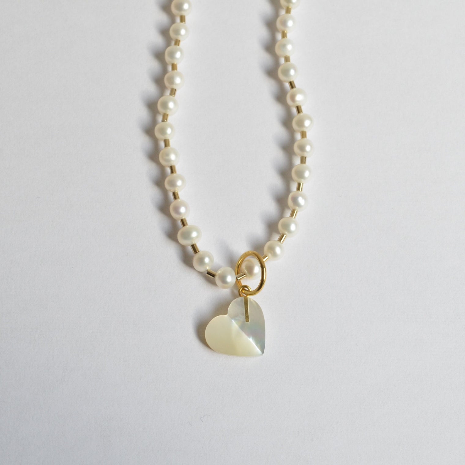 Heart charm (Mother of pearl)