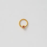 Birthstone ring charm 10-12