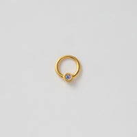 Birthstone ring charm 10-12