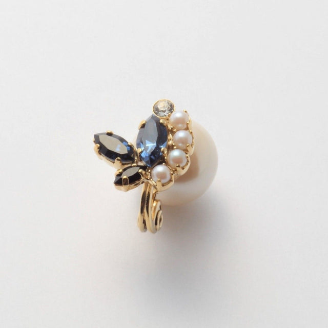 bijoux crystals pearl earring