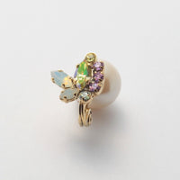 bijoux crystals pearl earring