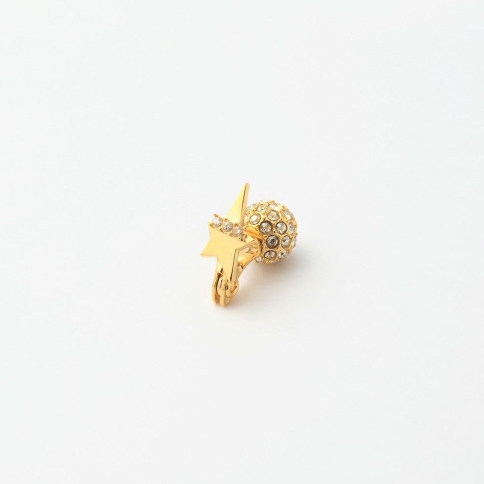 star earring(cubiczirconia/crystal glass)