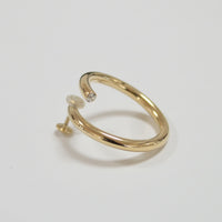 big circle earring (gold)