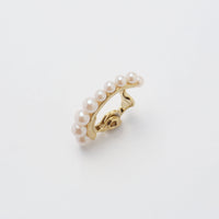 8 pearls earring (gold)