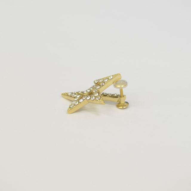 Star openwork earring (pave)