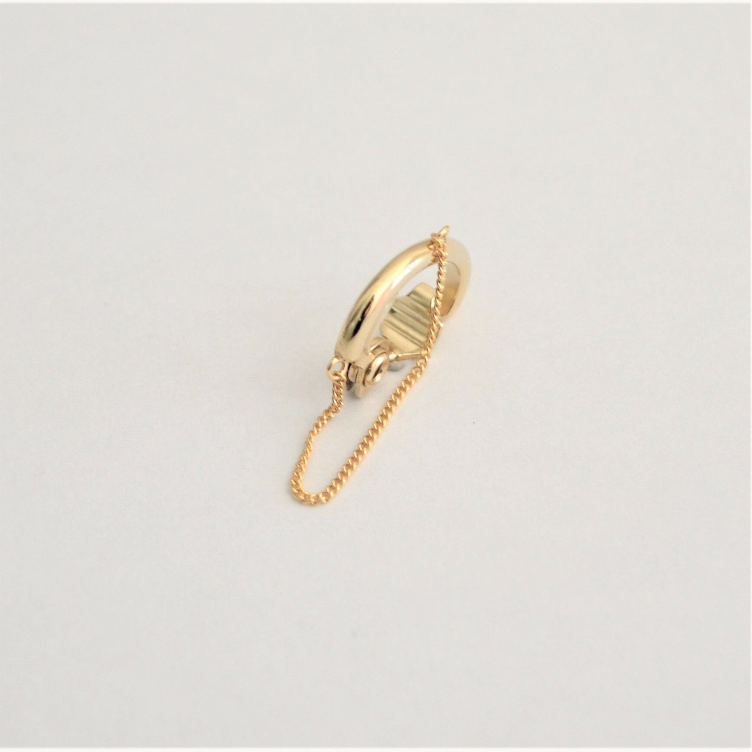 LIMITED COLLECTION 【Thin chain earring (gold × gold)】