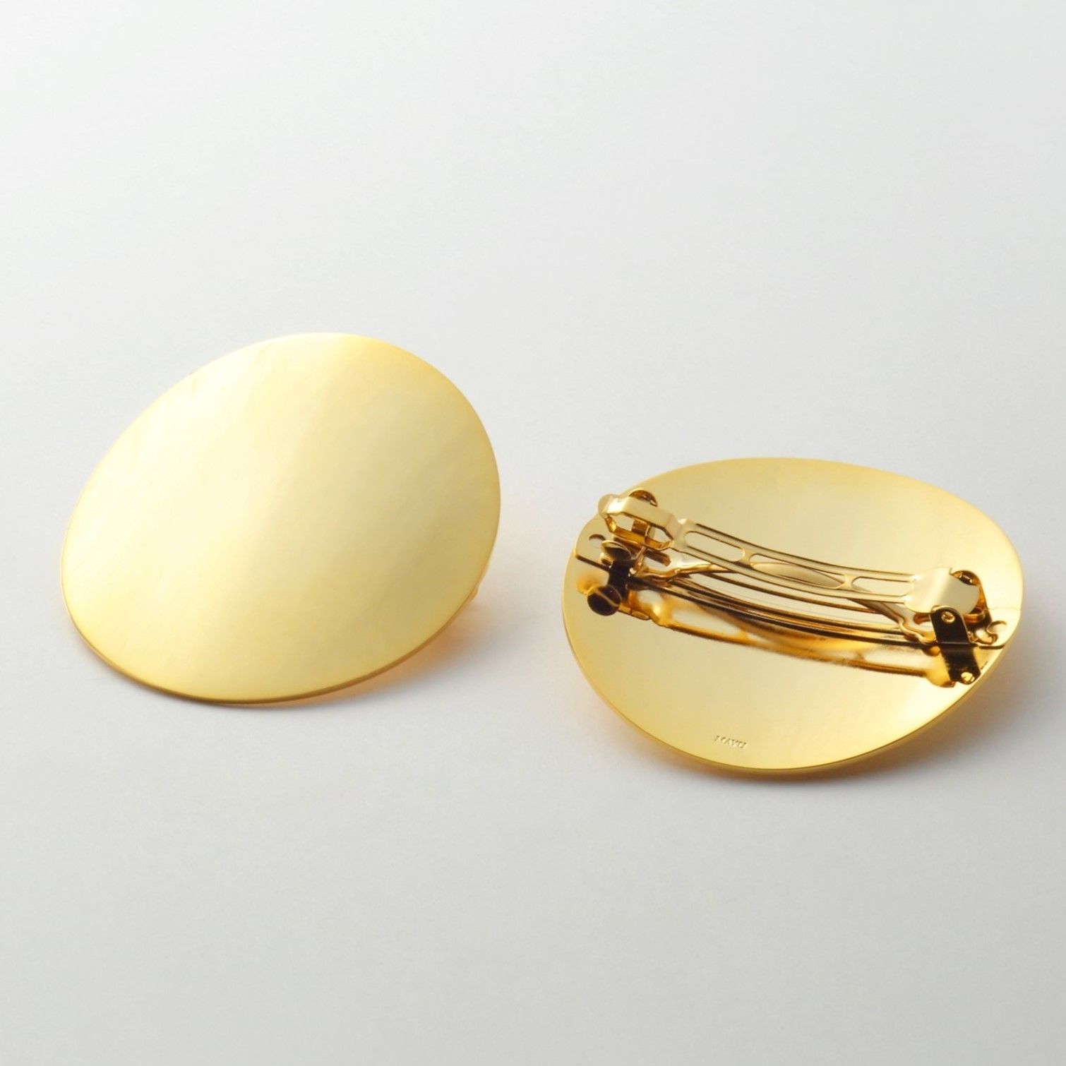 moon hair jewelry (40mm moon/ mirror gold)