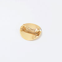 moon hair jewelry (40mm moon/ mirror gold)