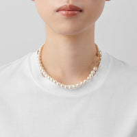 pearl necklace (6mm×8mm pearl / 38cm)