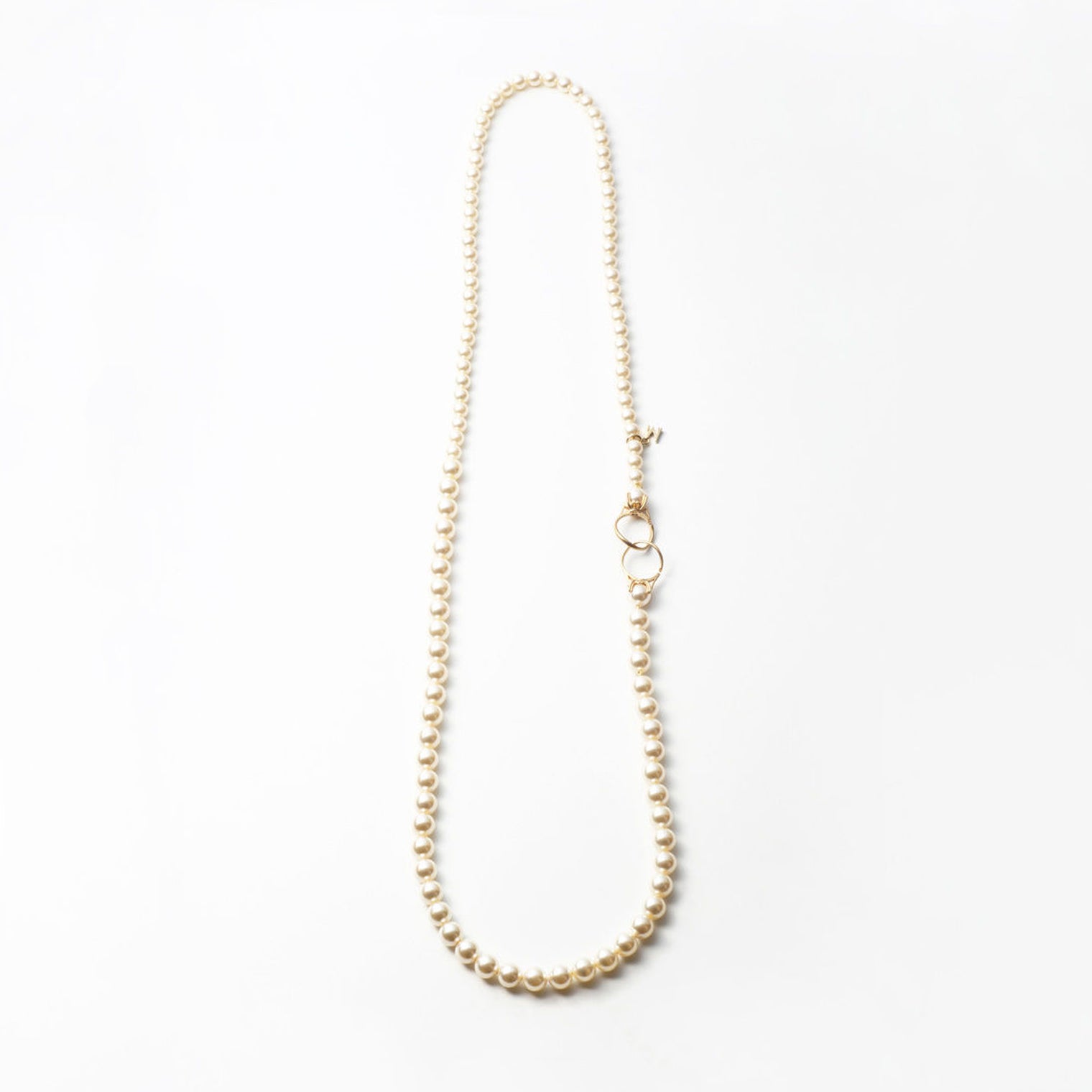 pearl necklace (6mm×8mm pearl / 80cm)