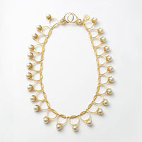 ring motif necklace (gold)