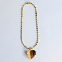 5mm ball chain necklace (gold)