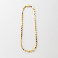 5mm ball chain necklace (gold)