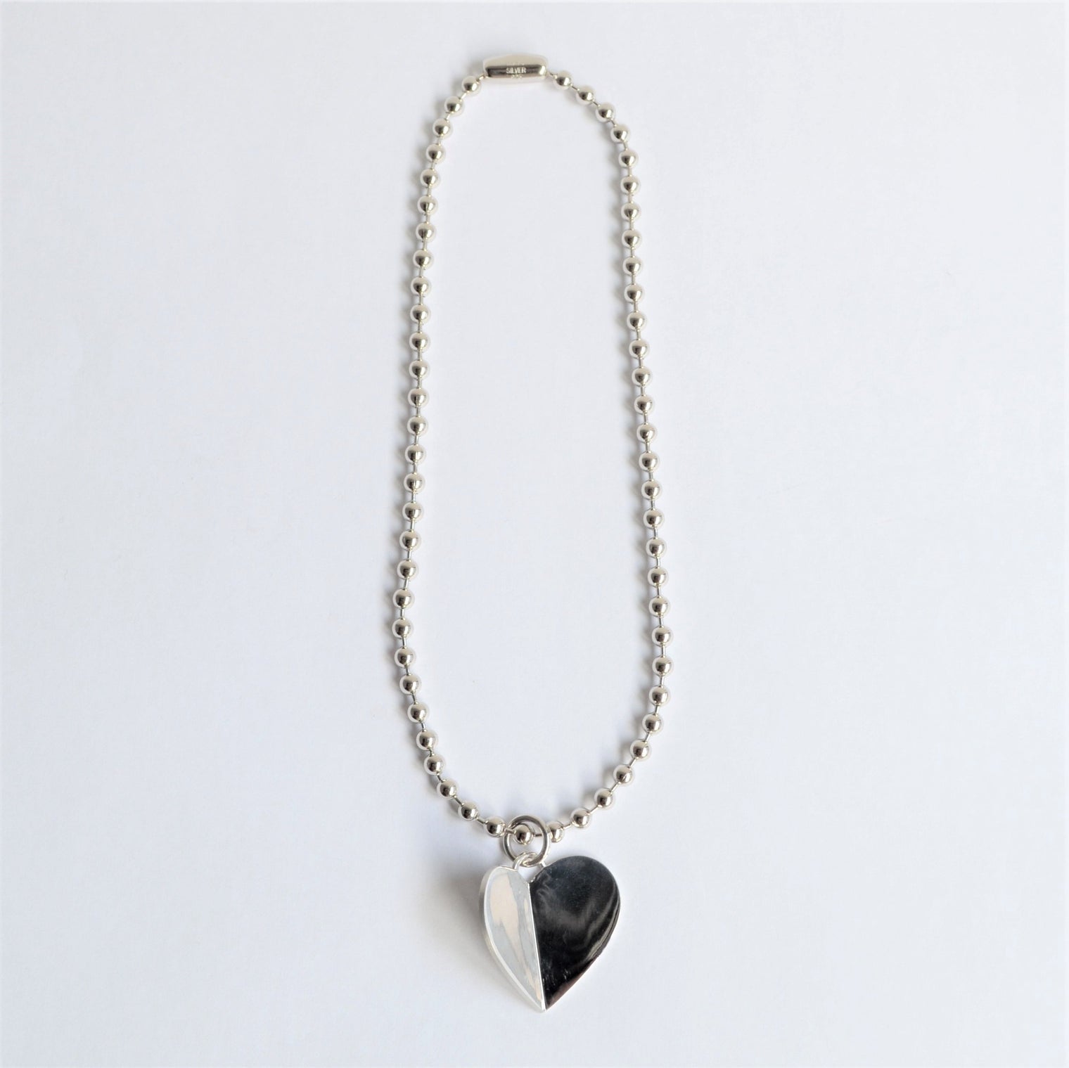 5mm ball chain necklace (silver)