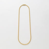3.5mm ball chain necklace (gold)