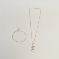 signet necklace (silver / silver925)
