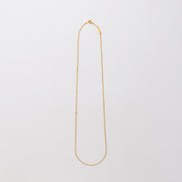 Basic chain long necklace (gold / thin / triangle)