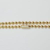 3.5mm long ball chain necklace (gold / 180cm)