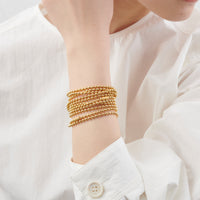 3.5mm long ball chain necklace (gold / 180cm)