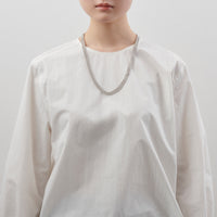 3.5mm long ball chain necklace (silver / 180cm)