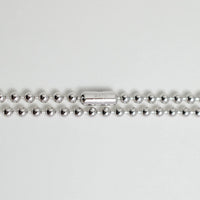 3.5mm long ball chain necklace (silver / 180cm)