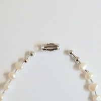 LIMITED COLLECTION 【Baroque pearl ball chain necklace (small / flat)】