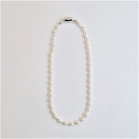 LIMITED COLLECTION 【Baroque pearl ball chain necklace (potato)】