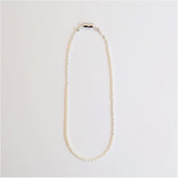 LIMITED COLLECTION【Freshwater pearl ball chain necklace (baby pearl/Silver)】