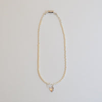 LIMITED COLLECTION【Freshwater pearl ball chain necklace (baby pearl/Silver)】