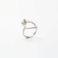 ring motif ring (cubic zirconia / silver)