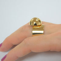 Hemisphere ring (gold)