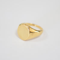 signet ring (vertical / gold / silver925)