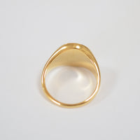 signet ring (vertical / gold / silver925)