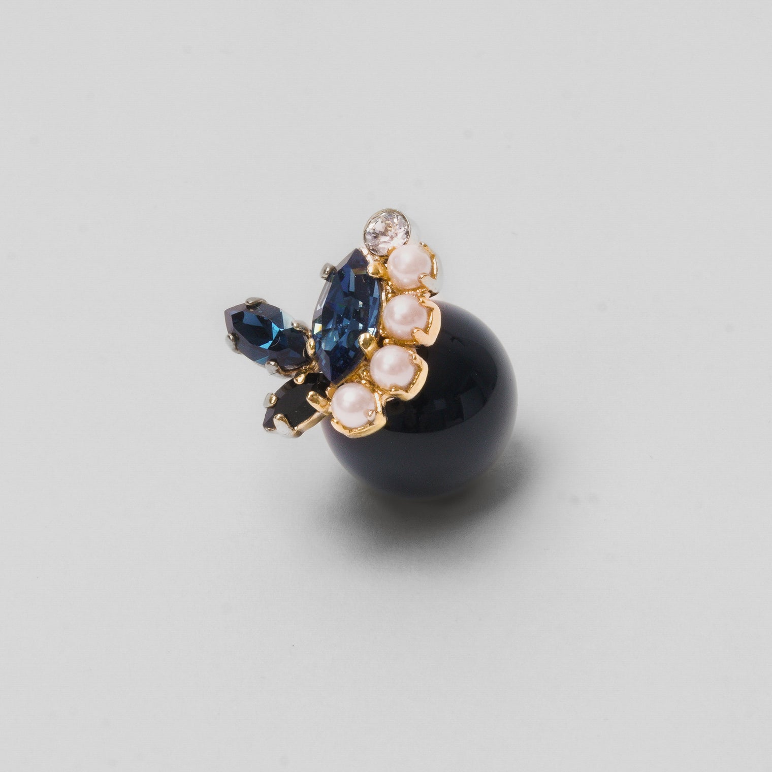 bijoux crystals pearl pierce