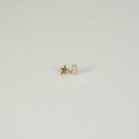 Tiny star pierce (gold)