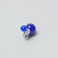 Color PEARL RIVETS earring (8mm×14mm）
