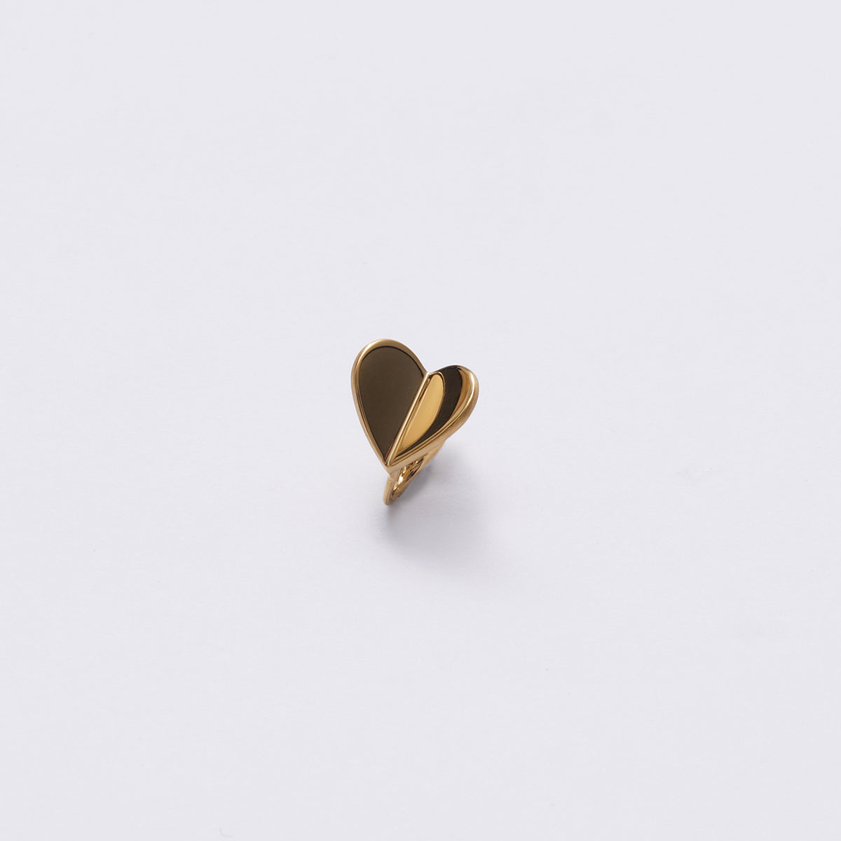 Small heart earring ( Gold ) – MAYU online store