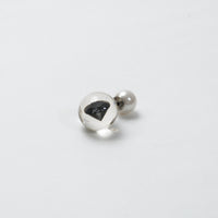 inclusion pierce (cubic zirconia / black)