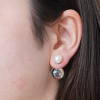 inclusion pierce (cubic zirconia / blue)
