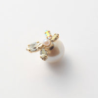 bijoux crystals pearl pierce